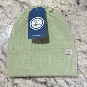Life Is Good Kids' Light Green Beanie